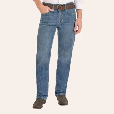 Rock & Roll Denim Bravo Men's Medium Wash Bootcut Jeans In Medium Blue