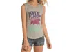 Rock & Roll Denim Dale Brisby Tank Top Rodeo Time In Light Grey In Multi