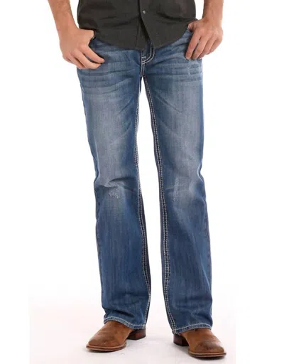 Rock & Roll Denim Double Barrel Relax Jeans In Light Navy In Blue