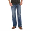 Rock & Roll Denim Relaxed Fit Stretch Straight Bootcut Jean In Medium Wash In Multi