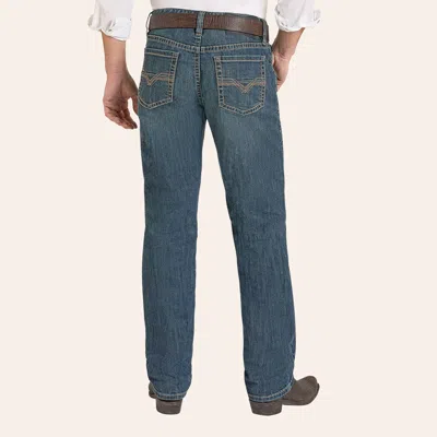 Rock & Roll Denim Men's Alpha Medium Wash Bootcut Jeans In Dark Stonewash