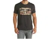Rock & Roll Denim Men's Dale Brisby Pow Pow Short Sleeve Tee In Black In Black