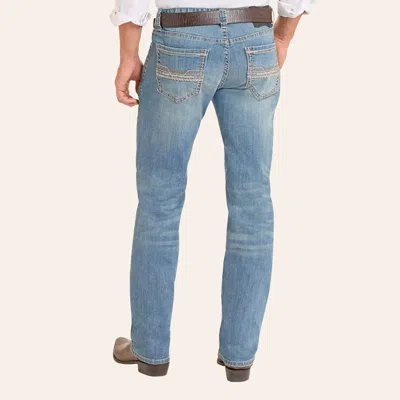 Rock & Roll Denim Men's Light Wash Revolver Straight Leg Jeans
