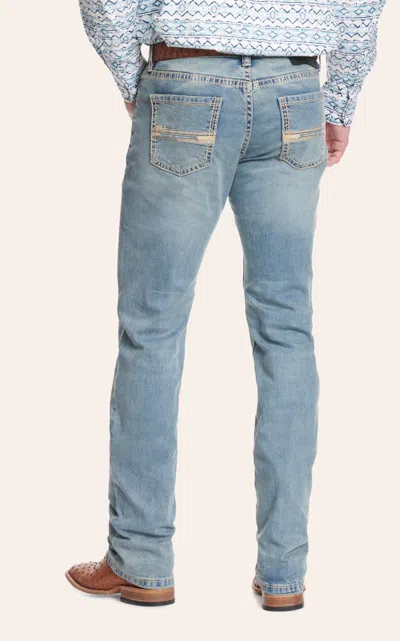 Rock & Roll Denim Men's Revolver Light Wash Slim Fit Straight Leg Reflex Jeans