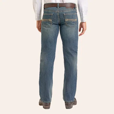 Rock & Roll Denim Men's Revolver Medium Vintage Straight Leg Jeans In Blue