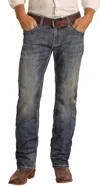 Rock & Roll Denim Pistol Regular Stackable Straight Leg Jean In Dark Vintage In Blue