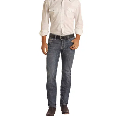 ROCK & ROLL DENIM RIFLE X-SLIM REFLEX JEAN IN DARK VINTAGE