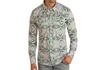 Rock & Roll Denim Tek Western Aztec Ripstop Shirt In Teal/multi