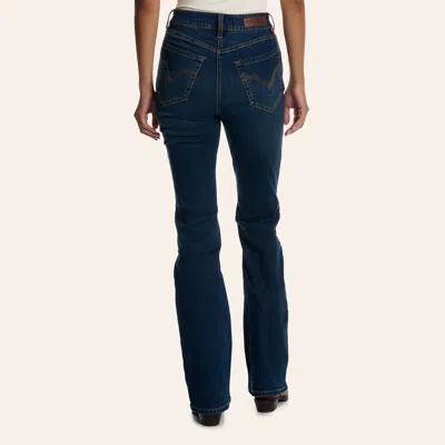Rock & Roll Denim Women's Dark Wash High Rise Bootcut Jeans In Dark Stonewash