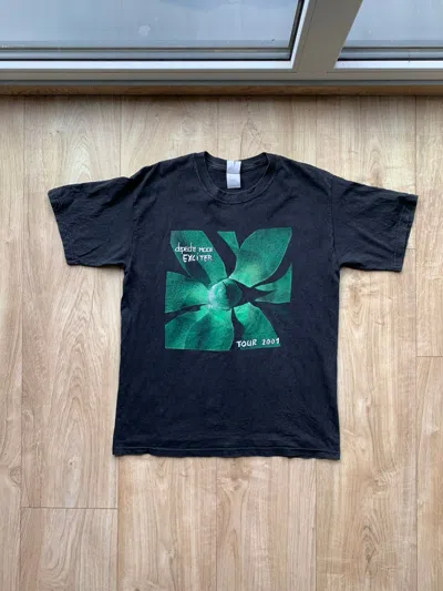 Pre-owned Rock Band X Rock T Shirt Depeche Mode Exciter 2001 Tour Vintage Double Sided Logo Tee In Black