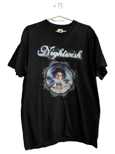 Pre-owned Rock Band X Vintage Night Wish Farewell 2005 T Shirt In Black