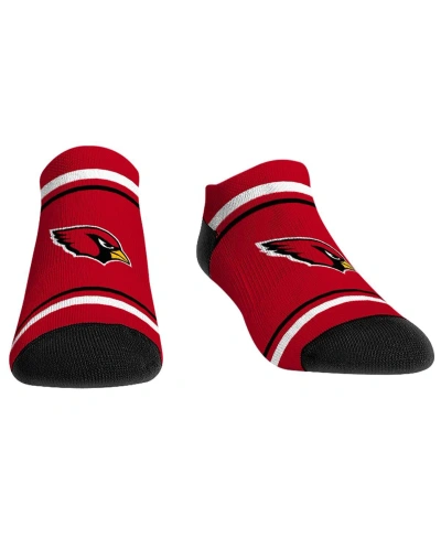 Rock 'em Men's And Women's  Socks Arizona Cardinals Logo Lines Ankle Socks In Multi