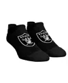 Rock 'em Men's And Women's  Socks Las Vegas Raiders Hex Performance Ankle Socks In Black