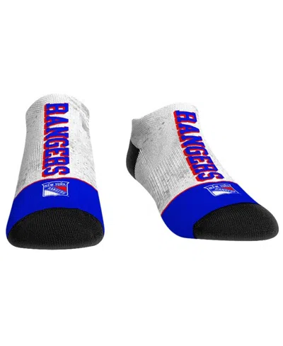 Rock 'em Men's And Women's  Socks New York Rangers Mascot Walkout Low Cut Socks In Multi