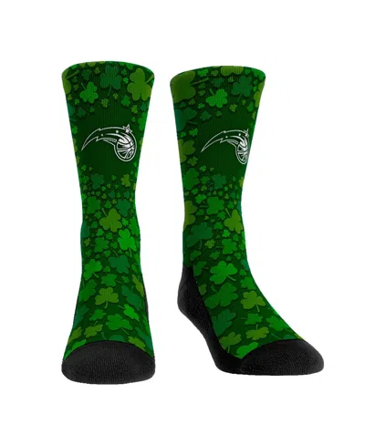 Rock 'em Men's And Women's  Socks Orlando Magic St. Patty's Day Shamrock Crew Socks In Green