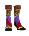 ROCK 'EM MEN'S AND WOMEN'S ROCK 'EM SOCKS SPONGEBOB SQUAREPANTS CHOCOLATE CREW SOCKS