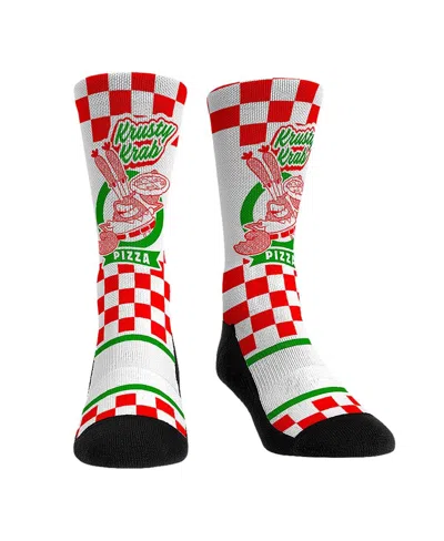 Rock 'em Men's And Women's  Socks Spongebob Squarepants Krusty Krab Pizza Crew Socks In Multi