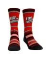 Rock 'em Men's And Women's  Socks Tampa Bay Buccaneers Team Slogan Crew Socks In Red,black
