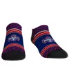 Rock 'em Men's And Women's  Socks Washington Mystics Net Striped Ankle Socks In Navy,black