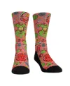 Rock 'em Rock Em' Men's And Women's Teenage Mutant Ninja Turtles Raphael Kaboom Crew Socks In Multi