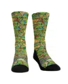 Rock 'em Men's And Women's Teenage Mutant Ninja Turtles Stacked Characters Crew Socks In No Color