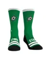 Rock 'em Socks Men's And Women's Dallas Stars Gametime Stripeâ Crew Socks