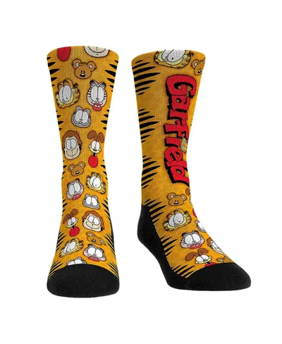 Rock 'em Rock Em Socks Men's And Women's Garfield Famous Faces Crew Socks In No Color