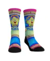Rock Em Socks Men's And Women's Spongebob Squarepants Imagination Crew Socks In Blue