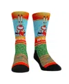 Rock Em Socks Men's And Women's Spongebob Squarepants Mr. Krabs Showtime Crew Socks In Green