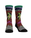 Rock 'em Rock Em Socks Men's And Women's Teenage Mutant Ninja Turtles Donatello Breakout Crew Socks In No Color