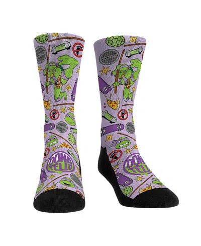Rock 'em Rock Em Socks Unisex Teenage Mutant Ninja Turtles Donatello Kaboom Crew Socks In No Color
