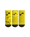 Rock 'em Toddler Boys And Girls  Socks Utah Jazz #1 Fan 3-pack Crew Socks Set In Yellow