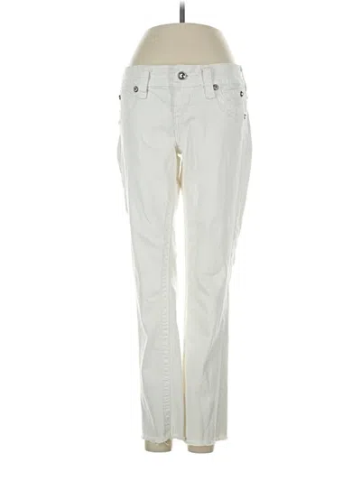 Pre-owned Rock Revival Casual Pants In White