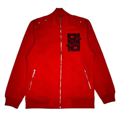Rock Revival Men's Zip-up Jacket In Red