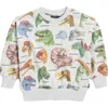 Rock Your Baby Kids' Dino Bright French Terry Sweatshirt