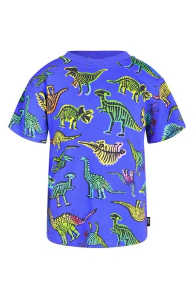 Rock Your Kid Kids' Dinosaur Graphic T-shirt In Blue