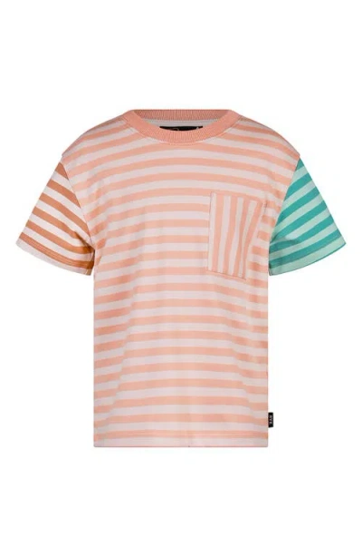 Rock Your Kid Kids' Striped T-shirt In Pink