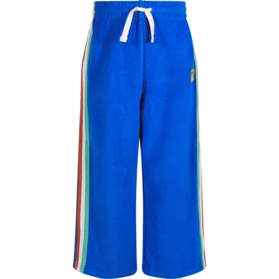 Rock Your Kid Kids' Terry Cloth Pants In Blue