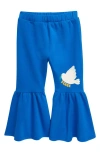 ROCK YOUR BABY KIDS' PEACE DOVE FLARE PANTS