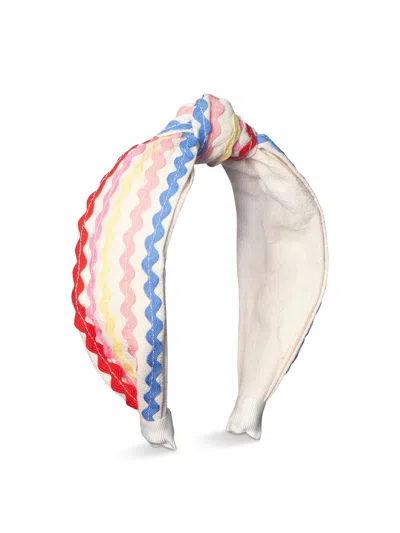 Rockahula Ric Rac Rainbow Knotted Headband In Multi