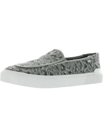 Rocket Dog Afina Womens Cotton Lifestyle Fashion Sneakers In Grey