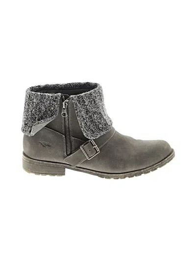Pre-owned Rocket Dog Ankle Boots In Gray