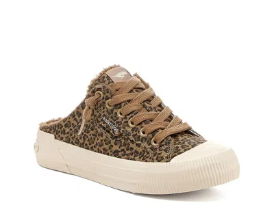 Rocket Dog Cheery Mule Slipon Sneaker In Leopard Print