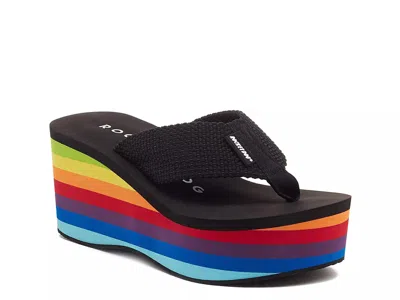 Rocket Dog Crush Pride Wedge Sandal In Multi