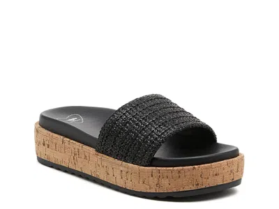 Rocket Dog Faye Platform Sandal In Black