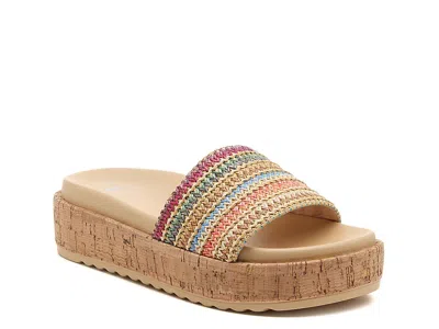 Rocket Dog Faye Platform Sandal In Brown