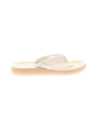 Pre-owned Rocket Dog Flip Flops In Ivory