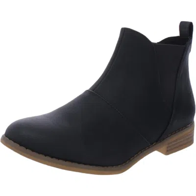 Rocket Dog Maylon 2 Womens Faux Leather Ankle Chelsea Boots In Black