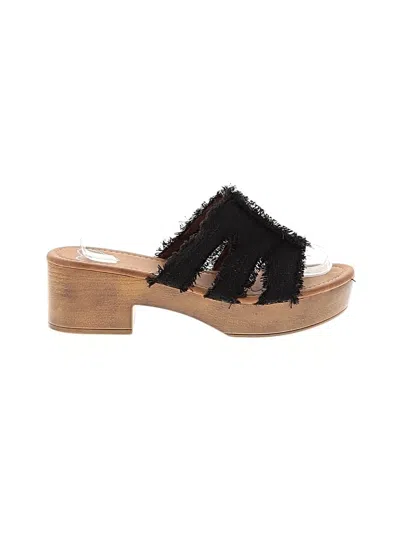 Pre-owned Rocket Dog Mule/clog In Black