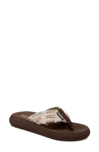 Rocket Dog Spotlight 2 Flip Flop In Brown Multi